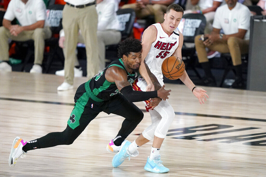 APTOPIX Heat Celtics Basketball